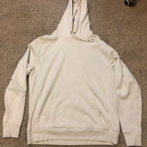 Cream J Crew French Terry Hoodie